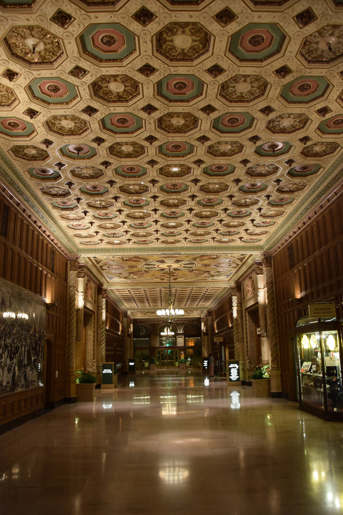 The hallway in the millennium biltmore hotel