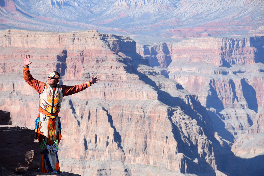 Dancing Indian at The Grand Canyon