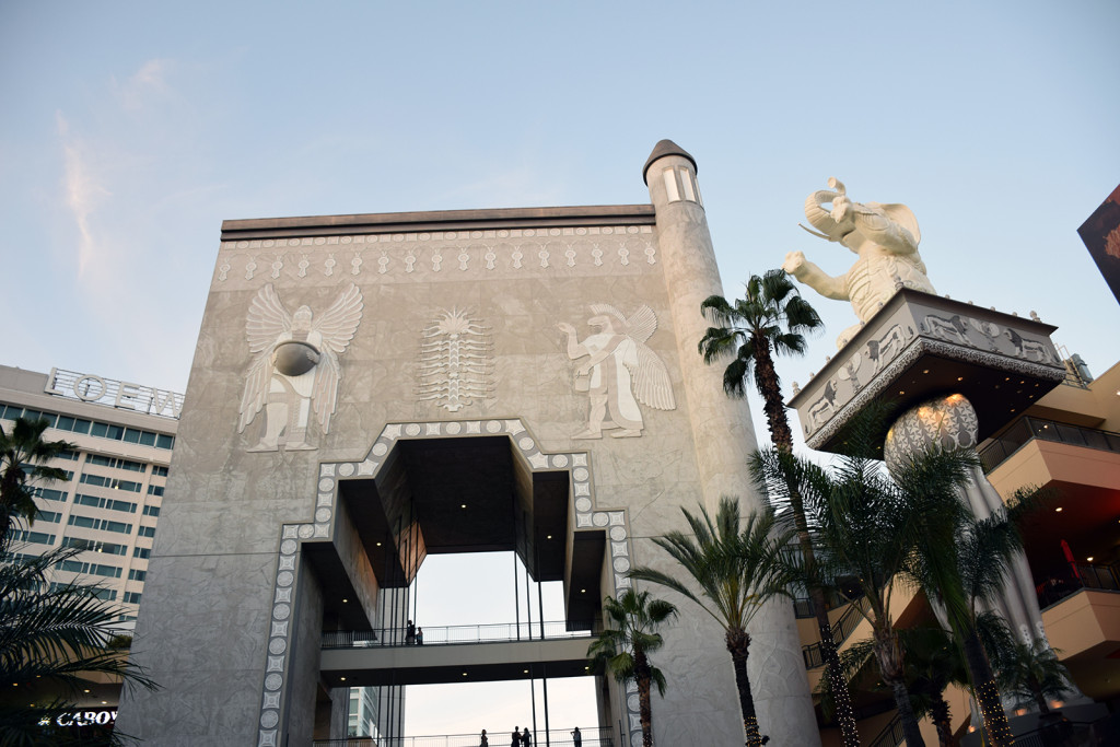 Next to the TCL Chinese Theatre