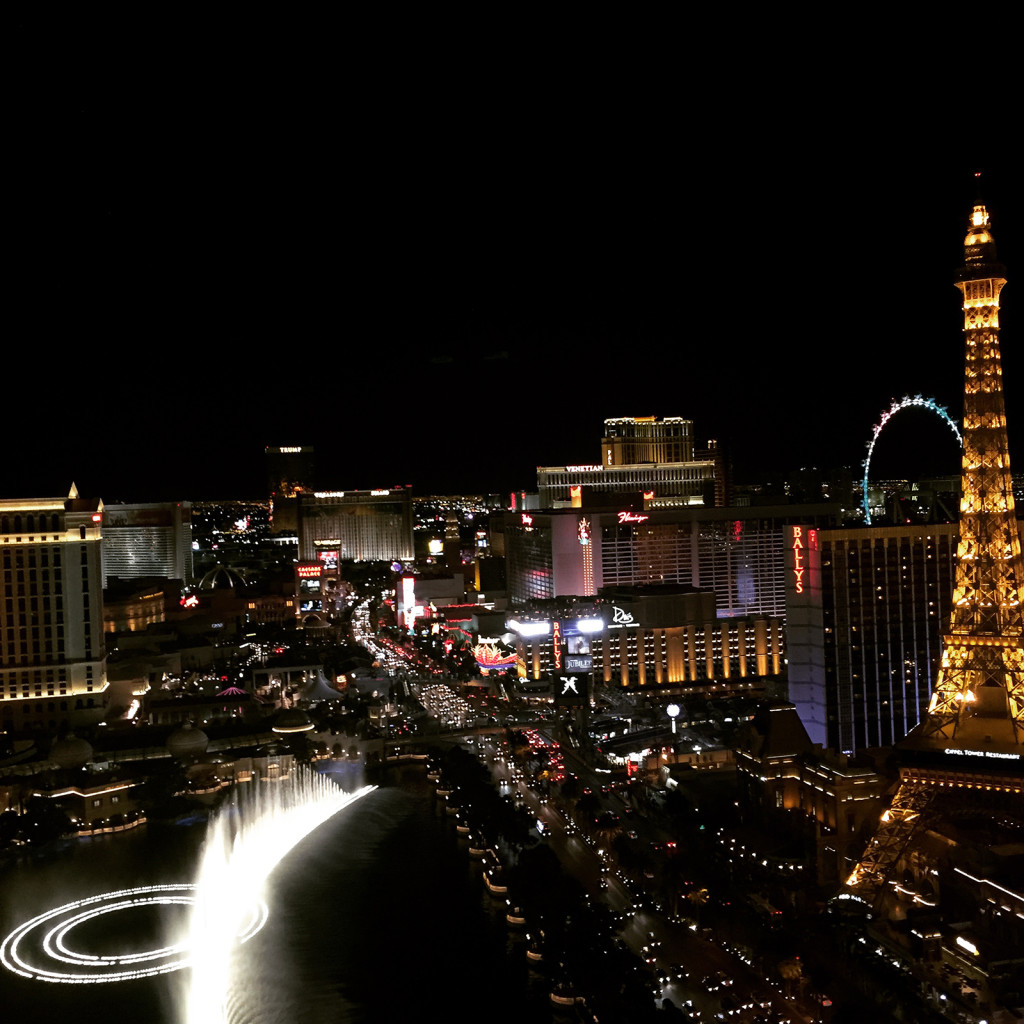 The Strip by night