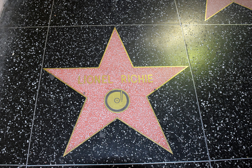 Star of Lionel Richie